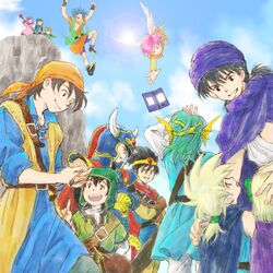 hero (dq1) from dragon quest by sakai yume
