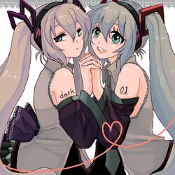 hatsune miku from vocaloid by kazu tanuki