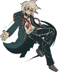 komaeda nagito from danganronpa (series) by spookycatzzz