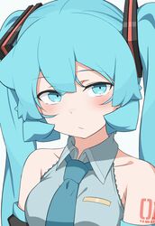 hatsune miku from vocaloid by abmayo