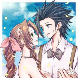 aerith gainsborough from crisis core final fantasy vii by bosch