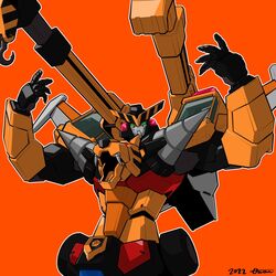 super build tiger from yuusha keisatsu j-decker by toilobo