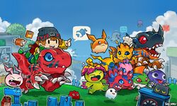 bakemon from digimon by sinobali