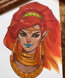 urbosa from the legend of zelda by kasia nie