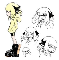 inkling girl from splatoon (series) by kuru