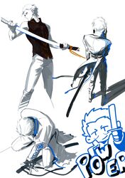 vergil (devil may cry) from devil may cry (series)