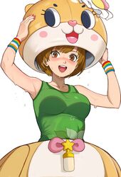satonaka chie from persona by neggoartz