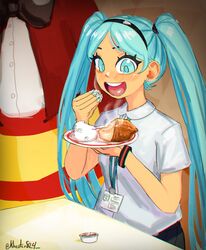 hatsune miku from jollibee by khester824
