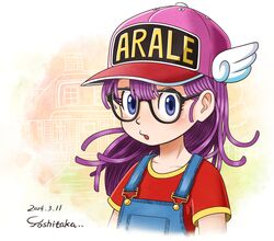 norimaki arale from dr. slump by enomoto yoshitaka