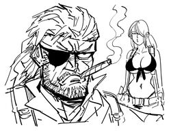 big boss from metal gear (series) by bb (baalbuddy)