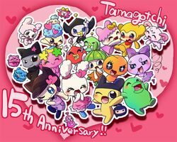 kuromametchi from tamagotchi