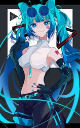 hatsune miku from vocaloid