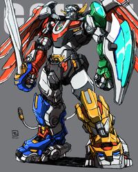golion (mecha) from hyakujuu-ou golion by moyan