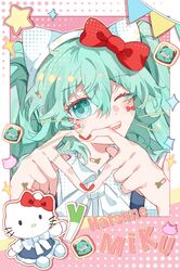 hatsune miku from hello kitty