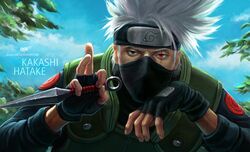 hatake kakashi from naruto by keja blank