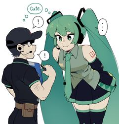 hatsune miku from vocaloid