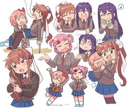 monika (doki doki literature club) from doki doki literature club by tsubobot