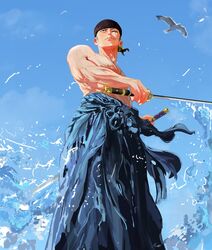 roronoa zoro from one piece by maassi (maa2sii)