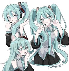 hatsune miku from vocaloid