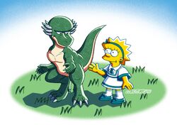 lisa simpson from the simpsons
