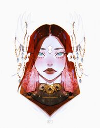au ra from final fantasy by inoaart