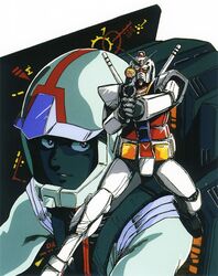 amuro ray from gundam by mikimoto haruhiko