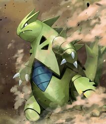 tyranitar from pokemon by tesshii (riza4828)