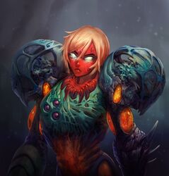 samus aran from metroid by kory cromie