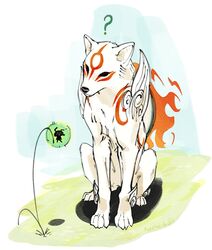 amaterasu (ookami) from ookami (game)