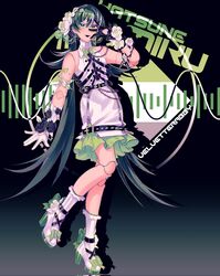 hatsune miku from vocaloid by velvetterabby