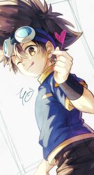 yagami taichi from digimon by konagonana