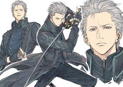 vergil (devil may cry) from devil may cry (series)