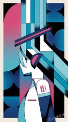 hatsune miku from vocaloid by machigami yoh