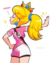 princess peach from super mario bros. by vinny (dingitydingus)
