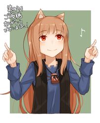 holo from spice and wolf by ayakura juu