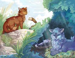 bluestar (warrior cats) from warrior cats