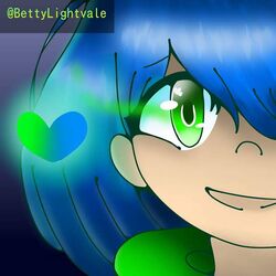 amber lightvale from glitchtale by betty lightvale