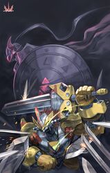 chaosdukemon from digimon by level-00