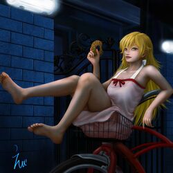 oshino shinobu from monogatari (series) by ebi (eeotoko)