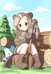 eurasian beaver (kemono friends) from kemono friends
