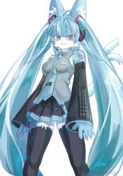 hatsune miku from vocaloid