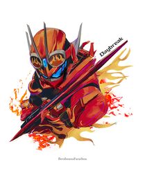 kamen rider gotchard daybreak from kamen rider by obakelope0530