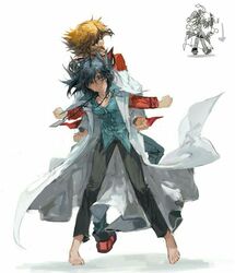 fudo yusei from yu-gi-oh! by mokopuru