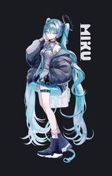 hatsune miku from vocaloid by pipi