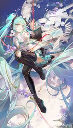 hatsune miku from vocaloid