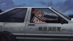 fujiwara no mokou from initial d