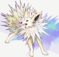 jolteon from pokemon by mokunami