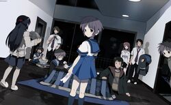 achakura from suzumiya haruhi-chan no yuuutsu by bendedede