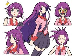 senjougahara hitagi from bakemonogatari by spdcooler