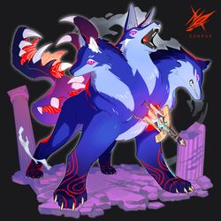 cerberus from original by saadiya74